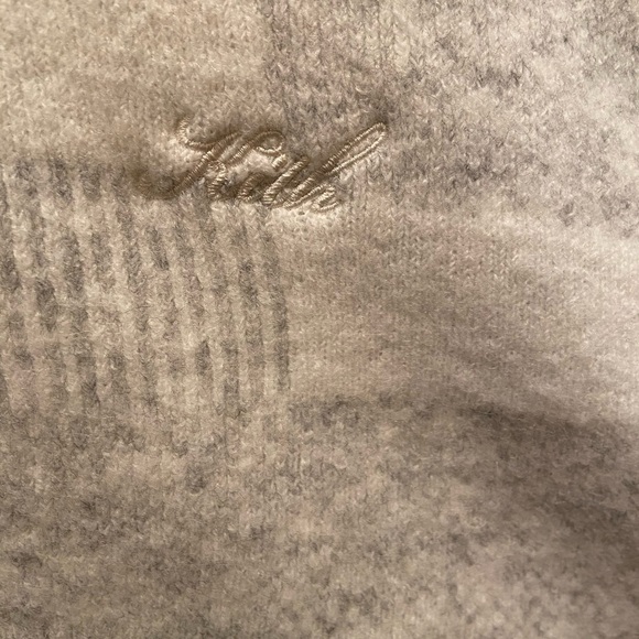 Kith Lewis Check Gray Sweater - Picture 3 of 5